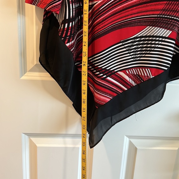 Blouse Red/black pattern. Cato. - Picture 9 of 9